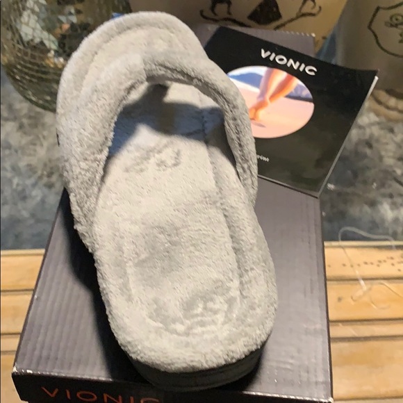 vionic terry thong slippers